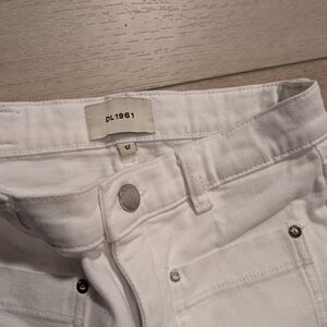 DL1961 Classic White Jeans, Girls 12